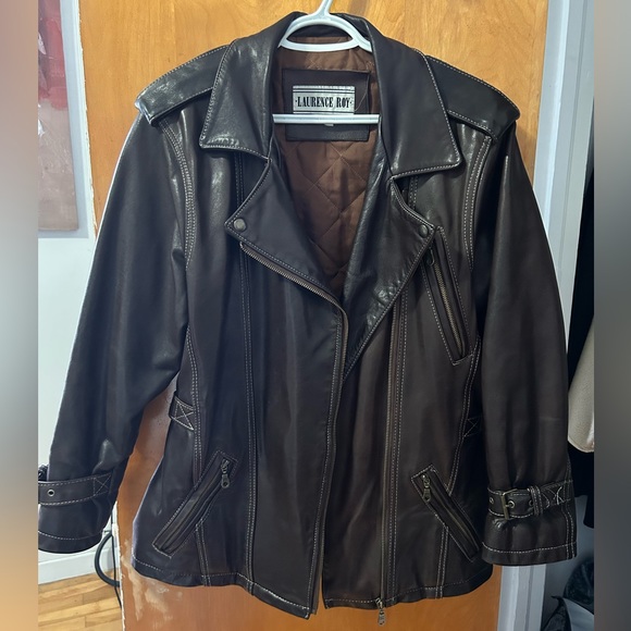 Laurence Roy leather coat - Picture 1 of 2